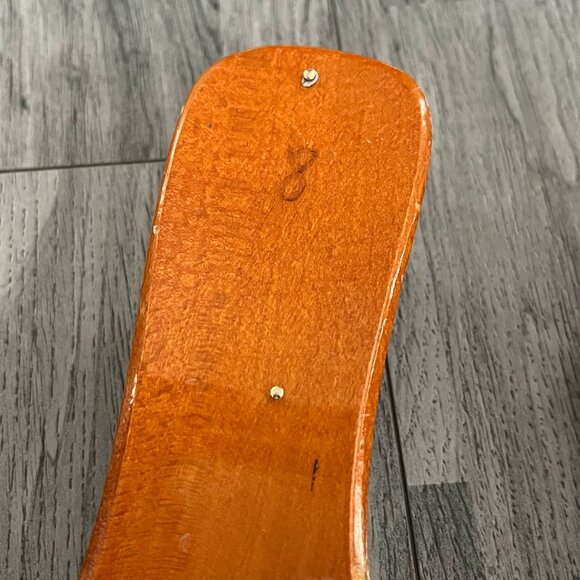 GIUSEPPE ZANOTTI - WOODEN SANDALS MADE IN ITALY SZ 38 - Picture 11 of 12